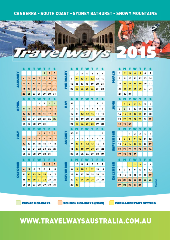 calendar 2015